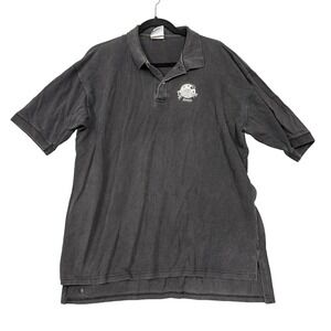 Vintage Planet Hollywood Polo Shirt Mens XL Black Honolulu Made USA 90s‎